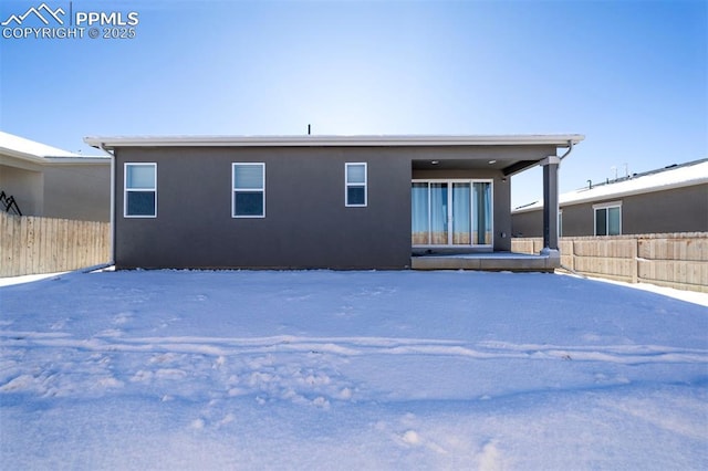 view of rear view of house