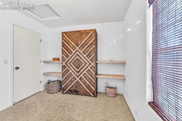 unfurnished bedroom with carpet