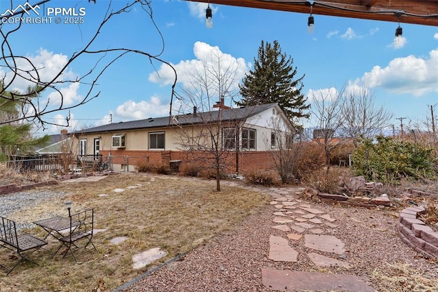 view of rear view of property