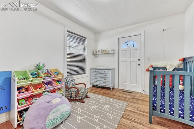 interior space featuring wood finished floors