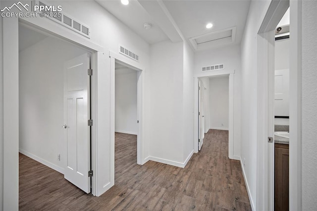 20 Apache Cir, Florissant, CO 80816 - hallway featuring wood finished floors and visible vents