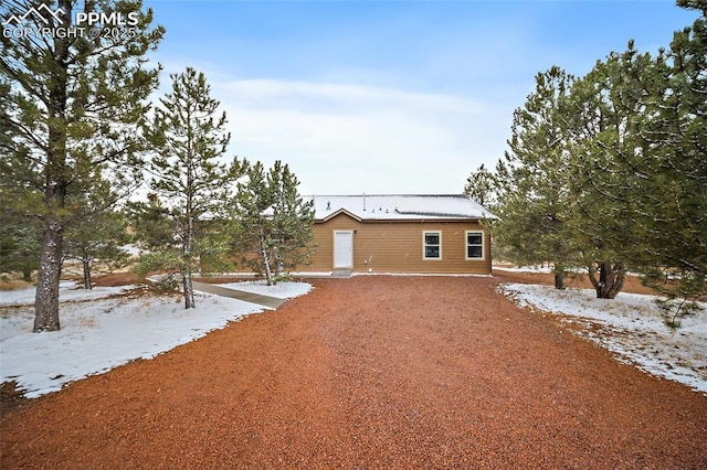 20 Apache Cir, Florissant, CO 80816 - view of snow covered rear of property