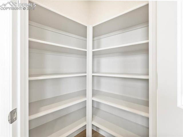 view of pantry