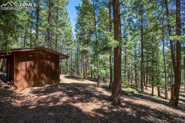 view of outbuilding with an outdoor structure