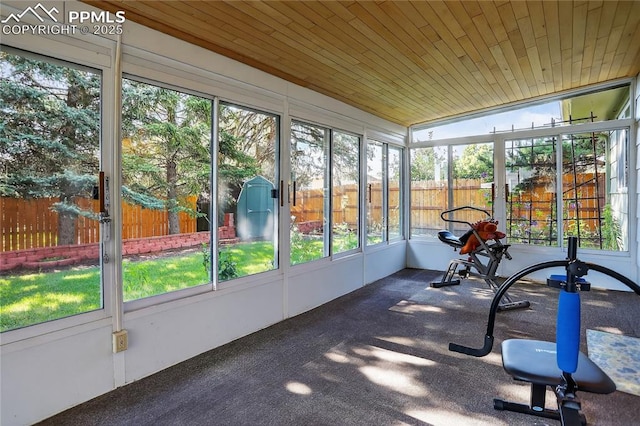 2113 Woodburn St, Colorado Springs, CO 80906 - view of unfurnished sunroom