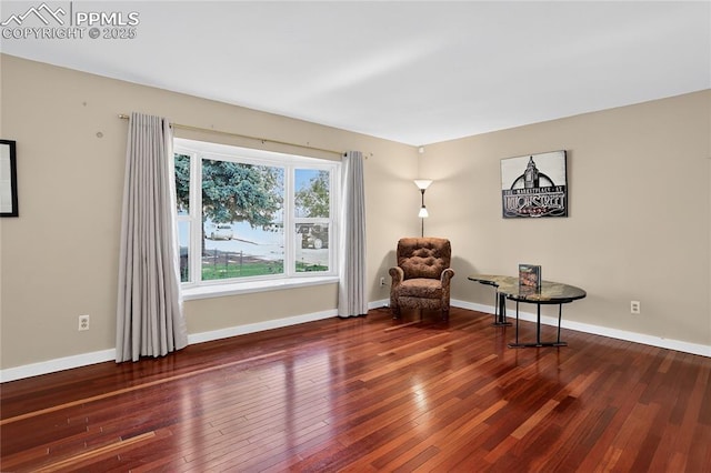 2113 Woodburn St, Colorado Springs, CO 80906 - sitting room with hardwood / wood-style floors