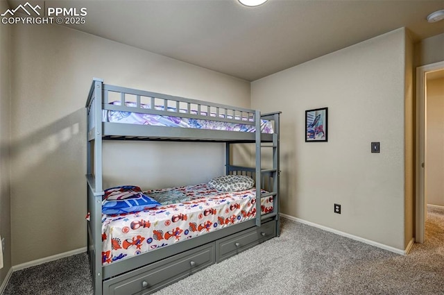 bedroom featuring carpet flooring