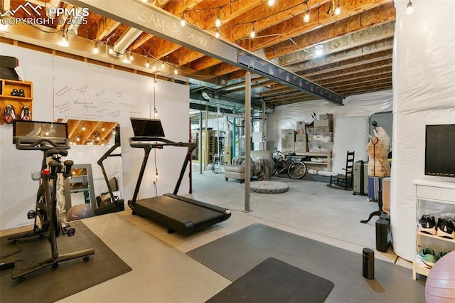 view of workout room