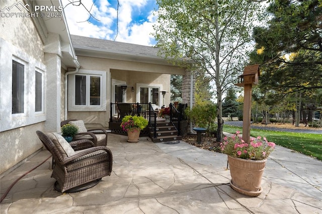 view of patio