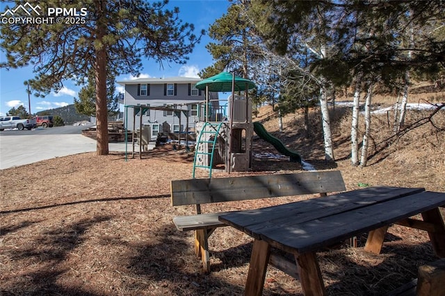 view of community playground