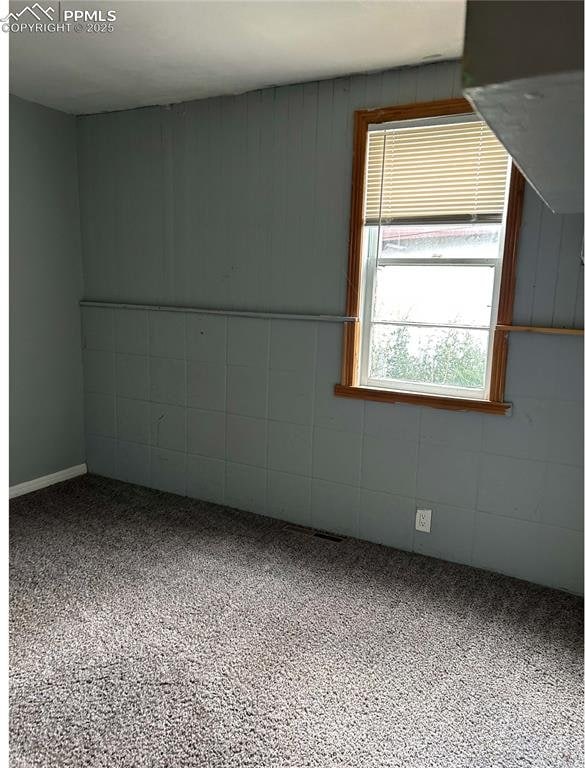 view of spare room