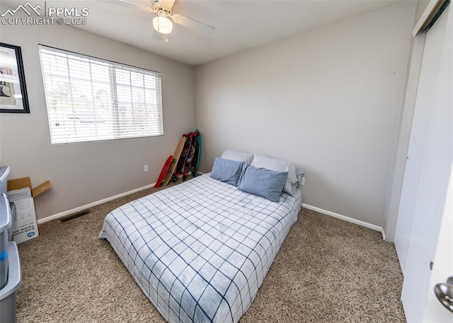 4679 Canyon Wren Ln, Colorado Springs, CO 80916 - bedroom with carpet flooring, baseboards, and a closet