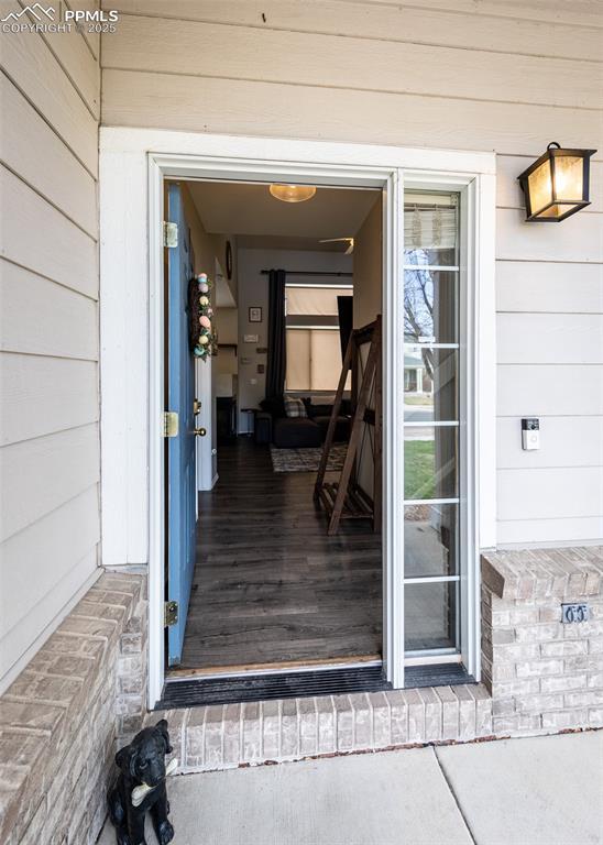4679 Canyon Wren Ln, Colorado Springs, CO 80916 - view of doorway to property