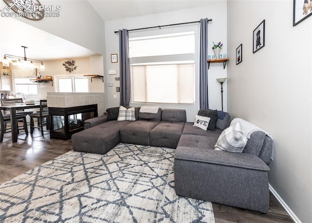 4679 Canyon Wren Ln, Colorado Springs, CO 80916 - living area featuring wood finished floors