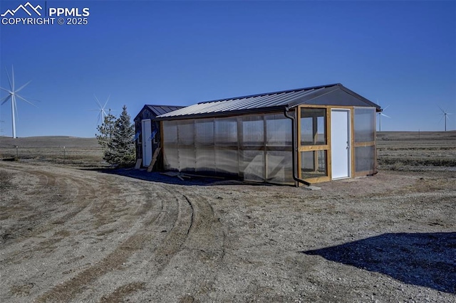 view of greenhouse