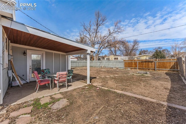109 Hayes Dr, Colorado Springs, CO 80911 - view of yard with a patio and a fenced backyard