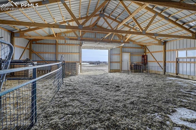 view of stable