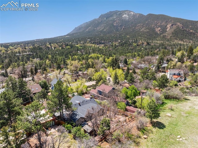 drone / aerial view of mountains