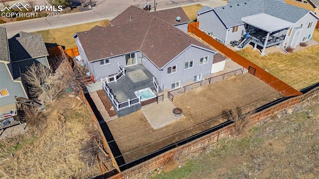 7619 High Gate Dr, Fountain, CO 80817 - bird's eye view