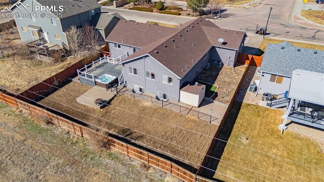 7619 High Gate Dr, Fountain, CO 80817 - aerial view