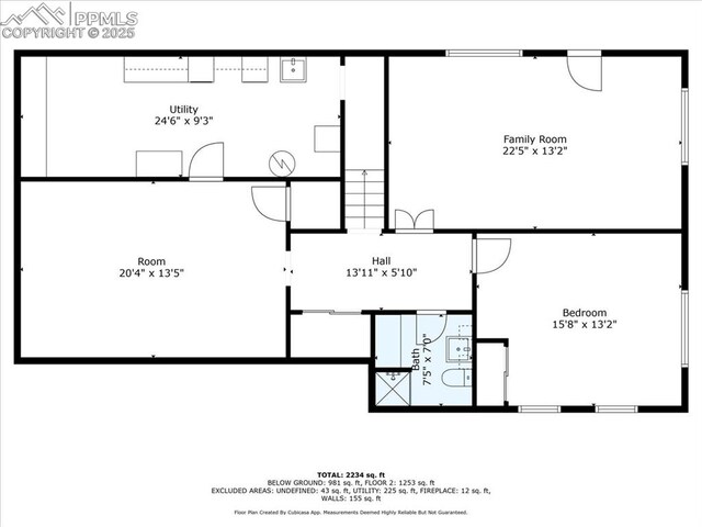 1328 Swope Ave, Colorado Springs, CO 80909 - property floor plan