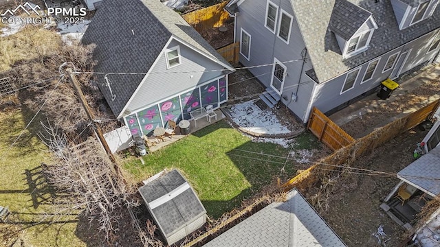 drone / aerial view
