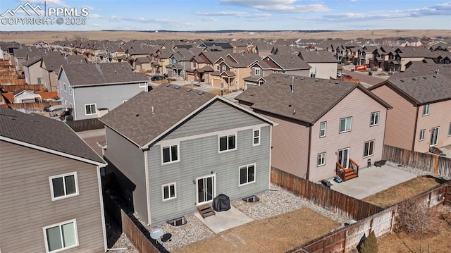 drone / aerial view featuring a residential view