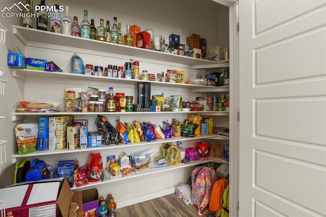 view of pantry