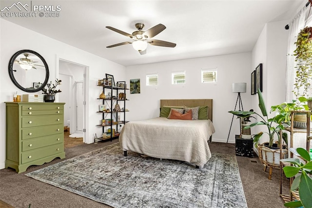 bedroom with carpet flooring