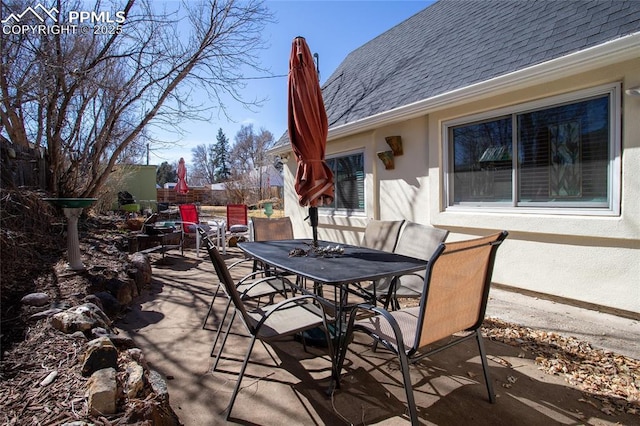 view of patio / terrace with outdoor dining space