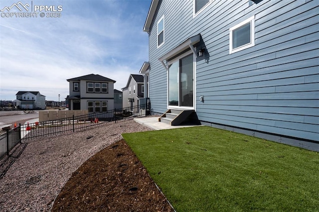 6395 Laud Pt, Colorado Springs, CO 80924 - view of yard featuring a residential view and entry steps