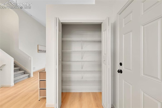 view of closet