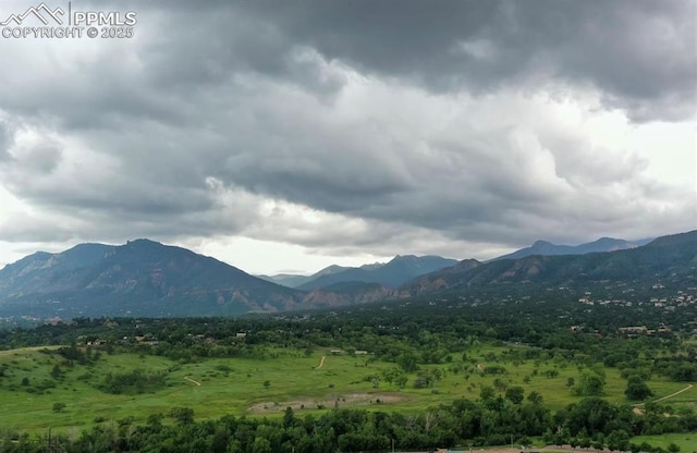 view of mountain feature