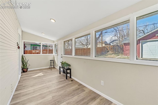 909 E 10th St, Pueblo, CO 81001 - unfurnished sunroom with vaulted ceiling