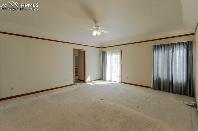 3012 S Electra Dr, Colorado Springs, CO 80906 - unfurnished room featuring ceiling fan and carpet floors