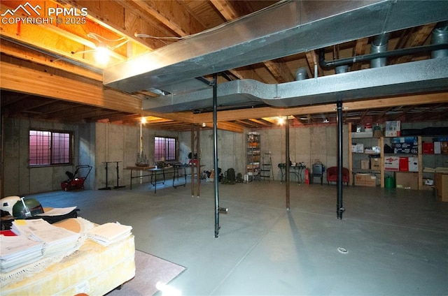 3012 S Electra Dr, Colorado Springs, CO 80906 - view of unfinished below grade area