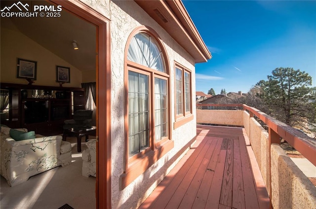 3012 S Electra Dr, Colorado Springs, CO 80906 - view of deck
