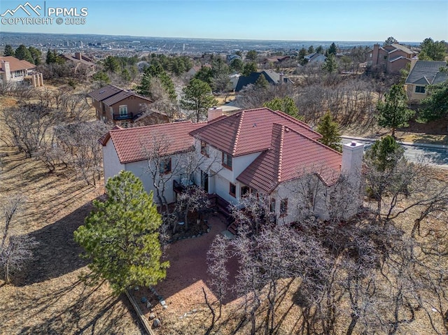 3012 S Electra Dr, Colorado Springs, CO 80906 - view from above of property