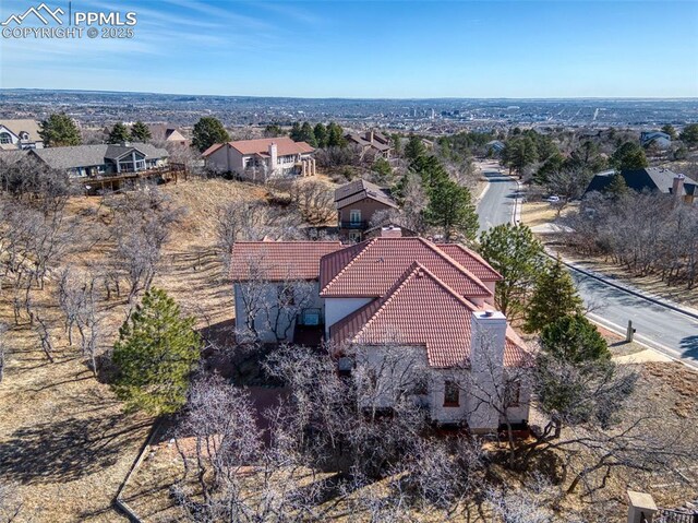 3012 S Electra Dr, Colorado Springs, CO 80906 - aerial perspective of suburban area