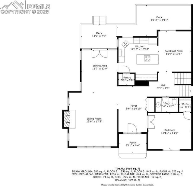 3012 S Electra Dr, Colorado Springs, CO 80906 - view of home floor plan