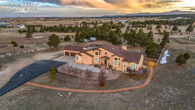 14650 Eastonville Rd, Elbert, CO 80106 - aerial view with a mountain view
