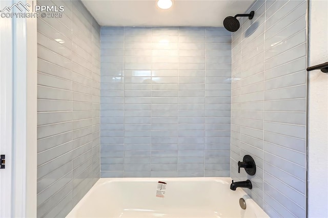 full bathroom with bathtub / shower combination