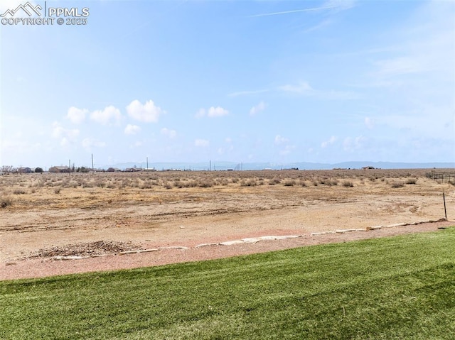 view of landscape with a rural view