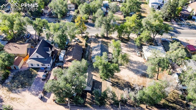 birds eye view of property featuring a residential view