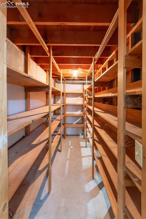 view of storage