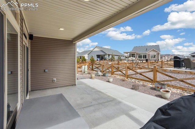 6001 Bennach Grv, Colorado Springs, CO 80927 - view of patio / terrace featuring fence