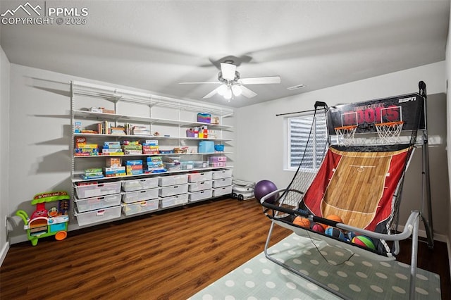 8040 Barraport Dr, Colorado Springs, CO 80908 - storage featuring ceiling fan