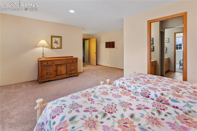 266 University Dr, Woodland Park, CO 80863 - bedroom featuring recessed lighting, visible vents, baseboards, and carpet flooring