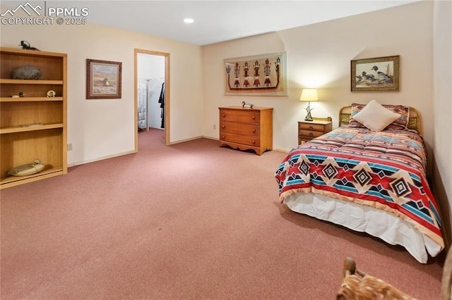 266 University Dr, Woodland Park, CO 80863 - bedroom featuring recessed lighting, baseboards, and carpet