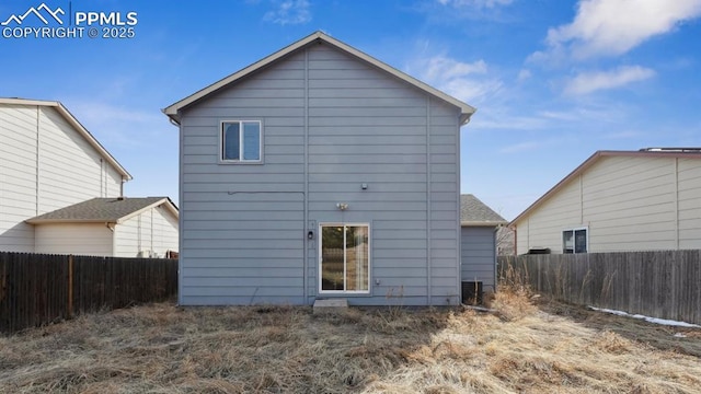 70 Audubon Dr, Colorado Springs, CO 80910 - rear view of house featuring fence